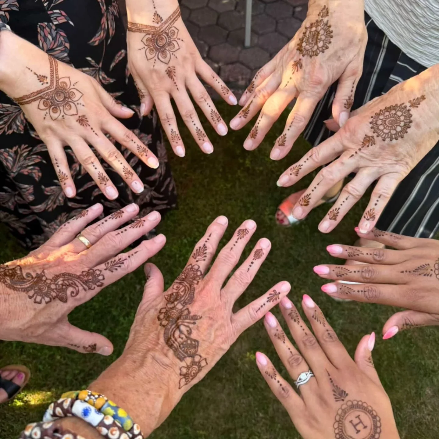 Corporate henna activation