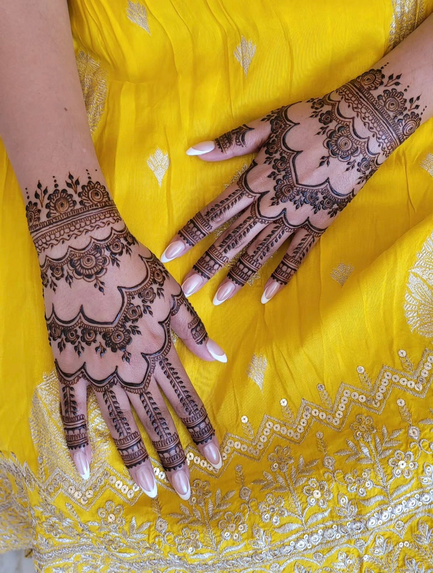 Traditional Mandala Henna Art